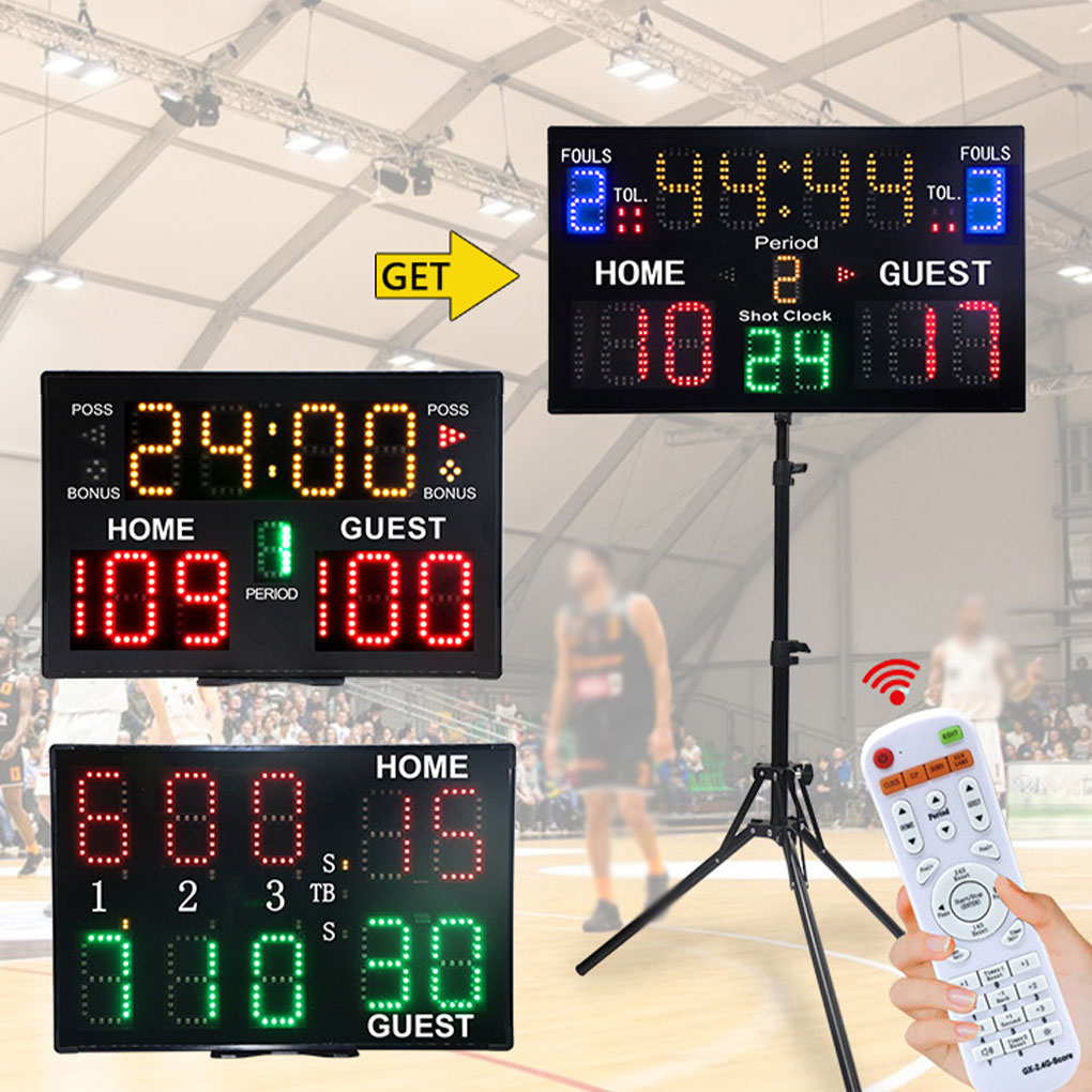 Scoreboard Digital - Digital Scoreboard Wall Hanging Portable with
