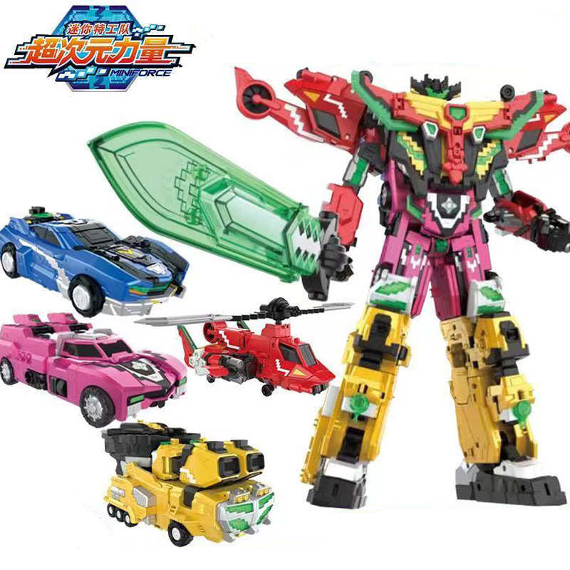 Badminton Korea - MiniForce Transformation Robot Bot Hyperdimensional Model