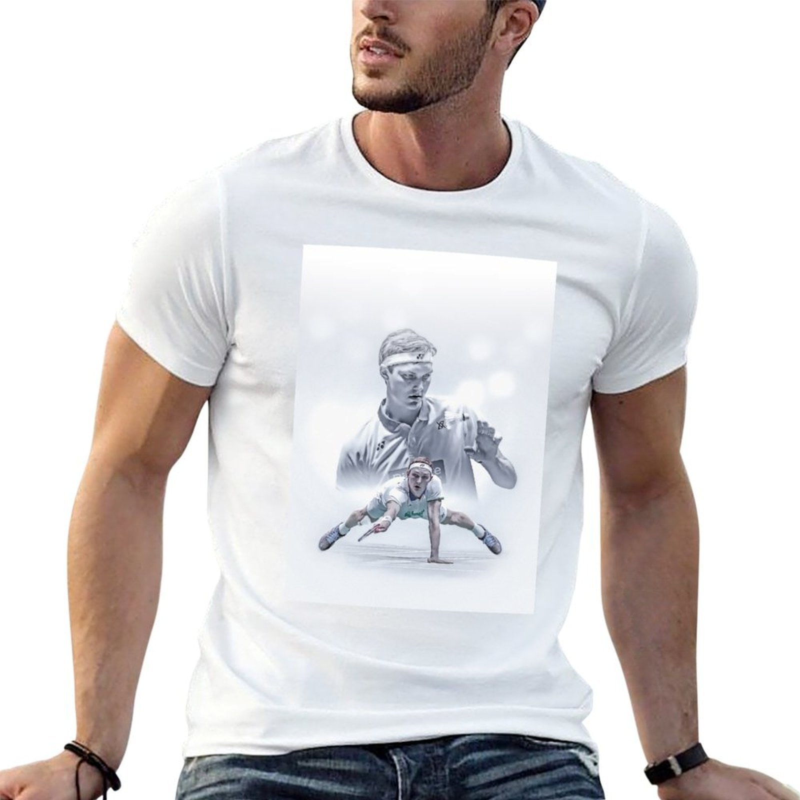 Badminton Denmark - Viktor Axelsen - Denmark Badminton T-Shirt