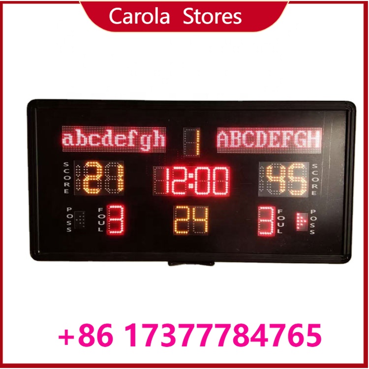 Scoreboard Digital - 1200×600mm Indoor Mini LED Multi-Sport Scoreboard,