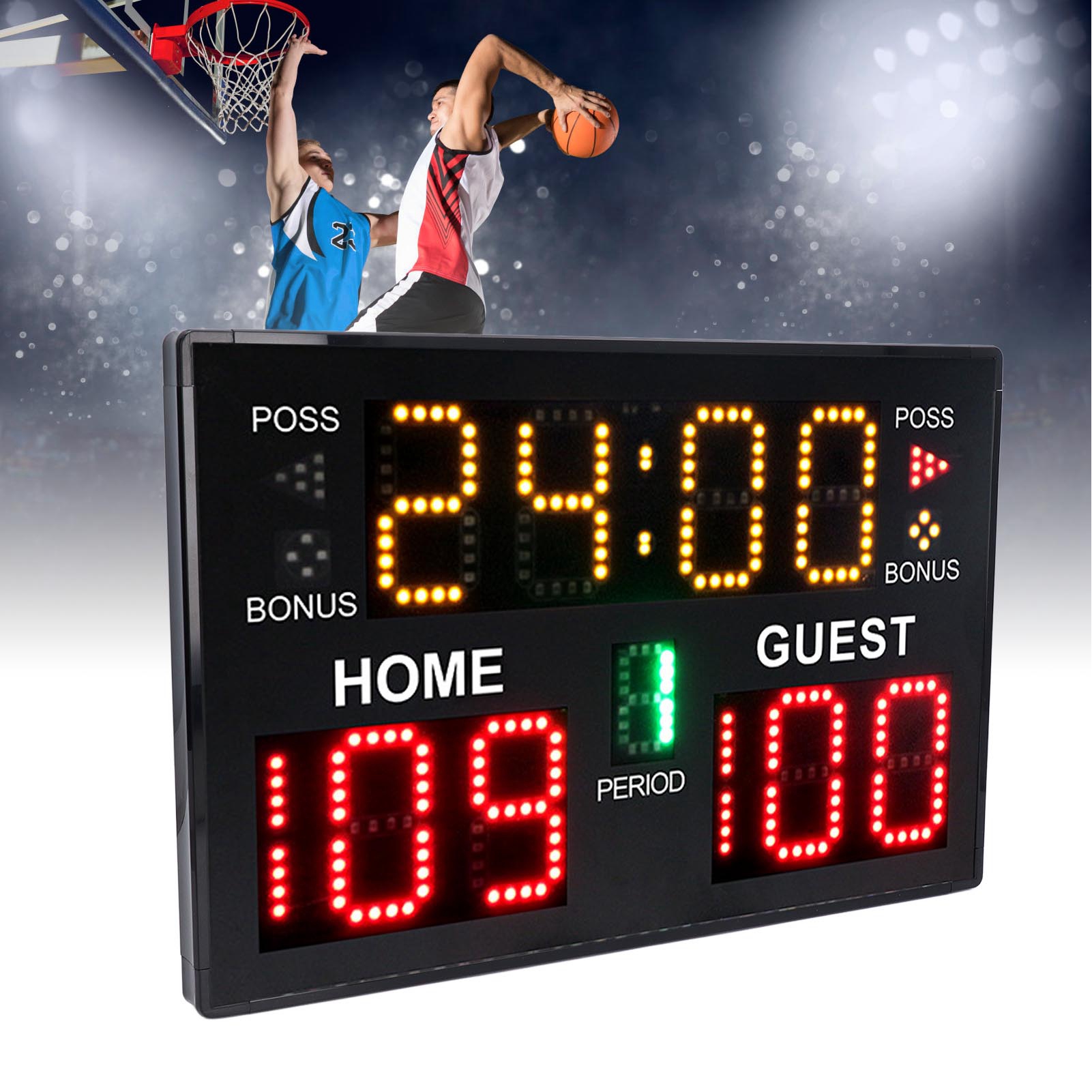 Scoreboard Digital - Digital Basketball Scoreboard LED Lightweight Basketball