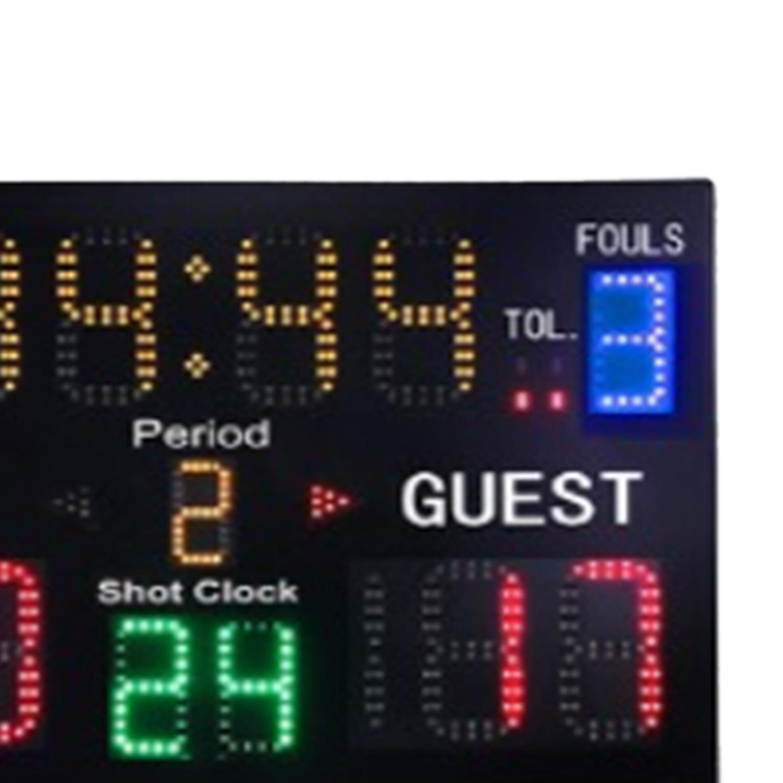 Scoreboard Digital - Indoor Basketball Scoreboard with Remote Electronic