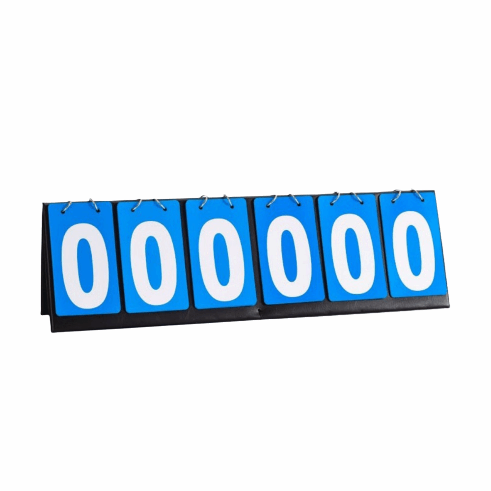 Scoreboard Digital - 2/3/4/6 Digit Digital Flip Scoreboard Leather