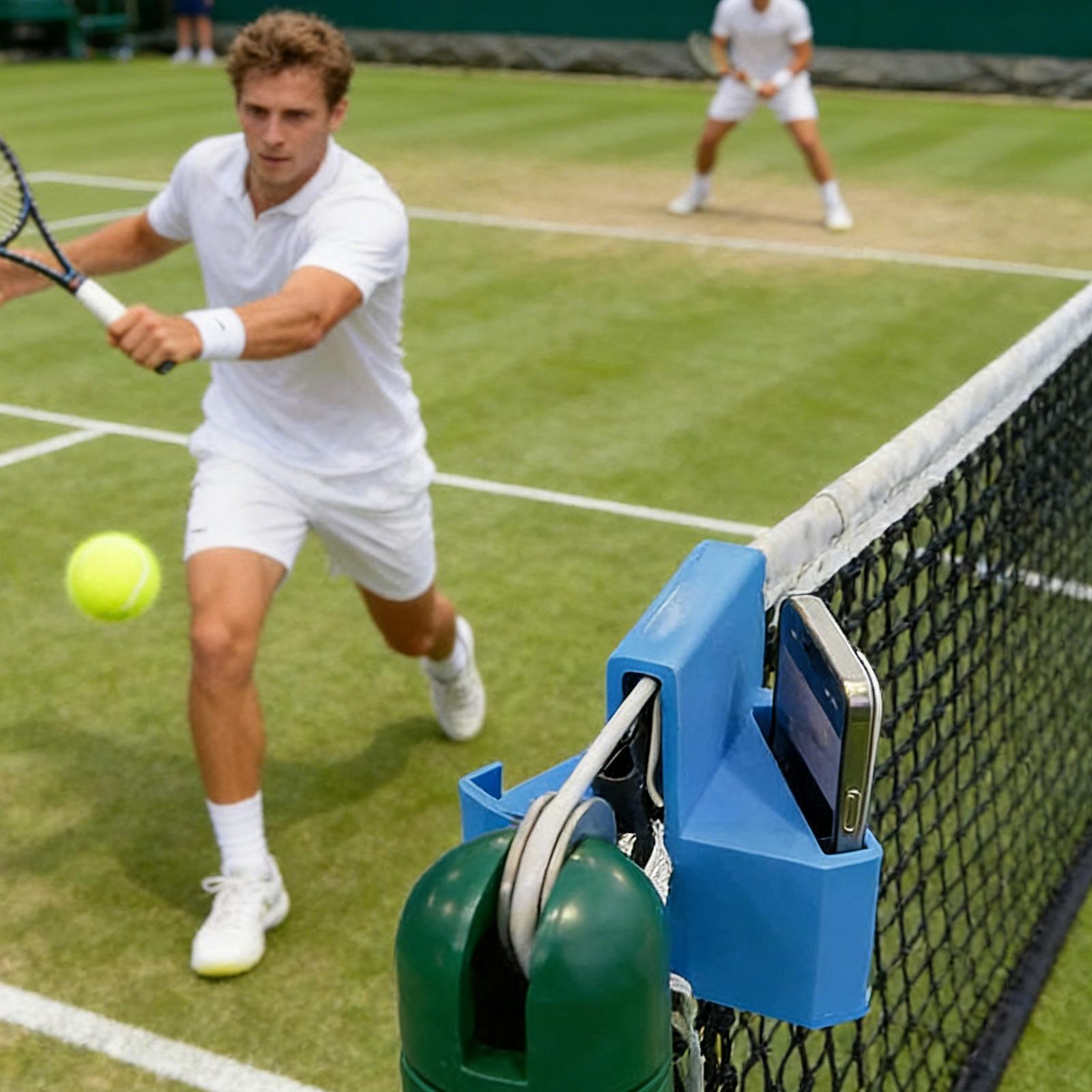 Tennis Fence Phone Mount 3D Pr - Badminton Live Streaming 评论和价格