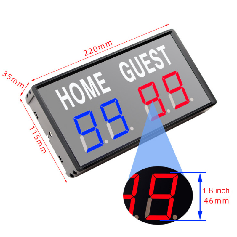 4-digit LED Electronic HOME GU - Scoreboard Digital 评论和价格