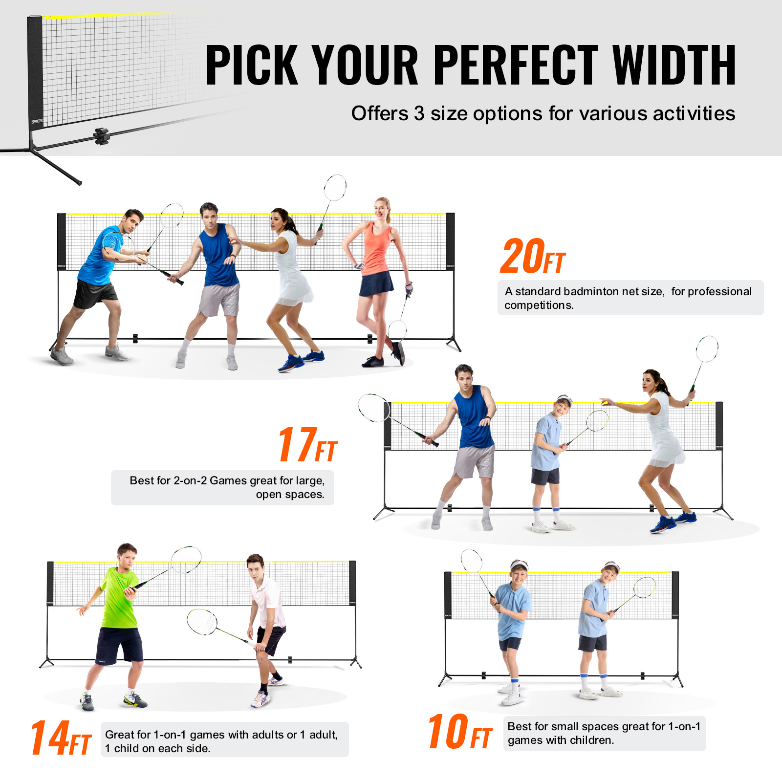 SucceBuy 20FT Badminton Net He - Badminton Netting 评论和价格