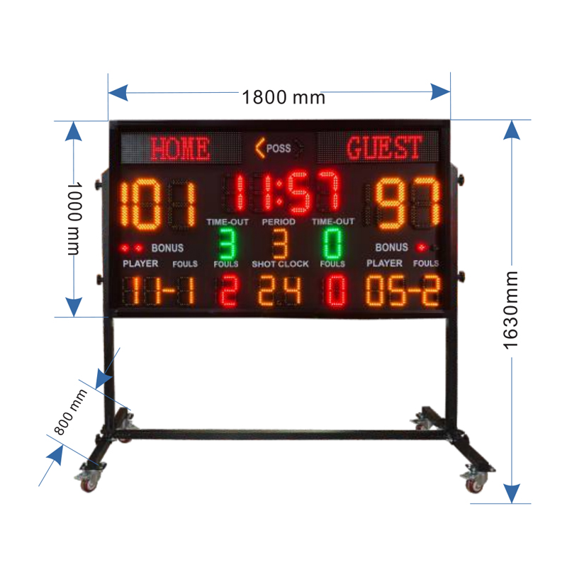 Outdoor LED Stadium Scoreboard - Scoreboard Digital 评论和价格