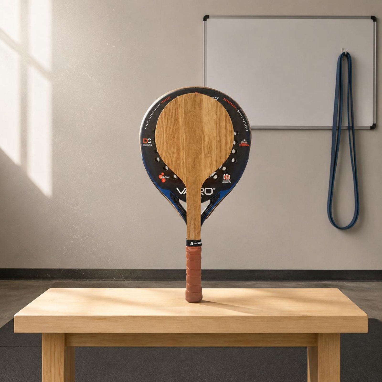 Wood Beach Tennis Racket Beach - Badminton Grip 评论和价格