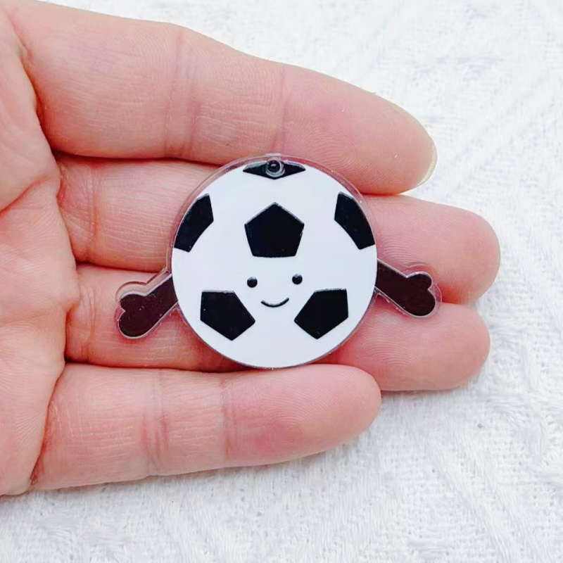 10Pcs Acrylic rugby football b - Badminton Date 评论和价格
