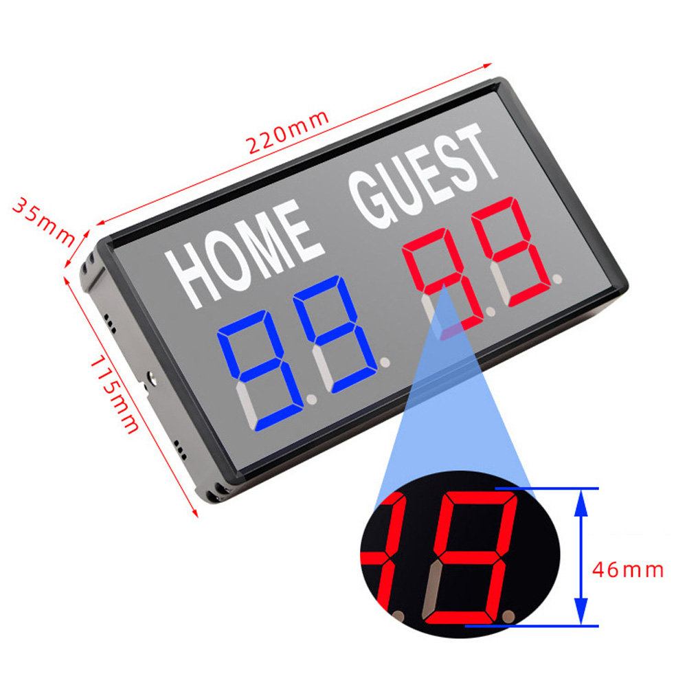 Portable 4 Digit LED Scoreboar - Scoreboard Digital 评论和价格