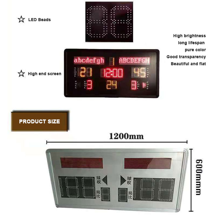 1200×600mm Indoor Mini LED Mul - Scoreboard Digital 评论和价格