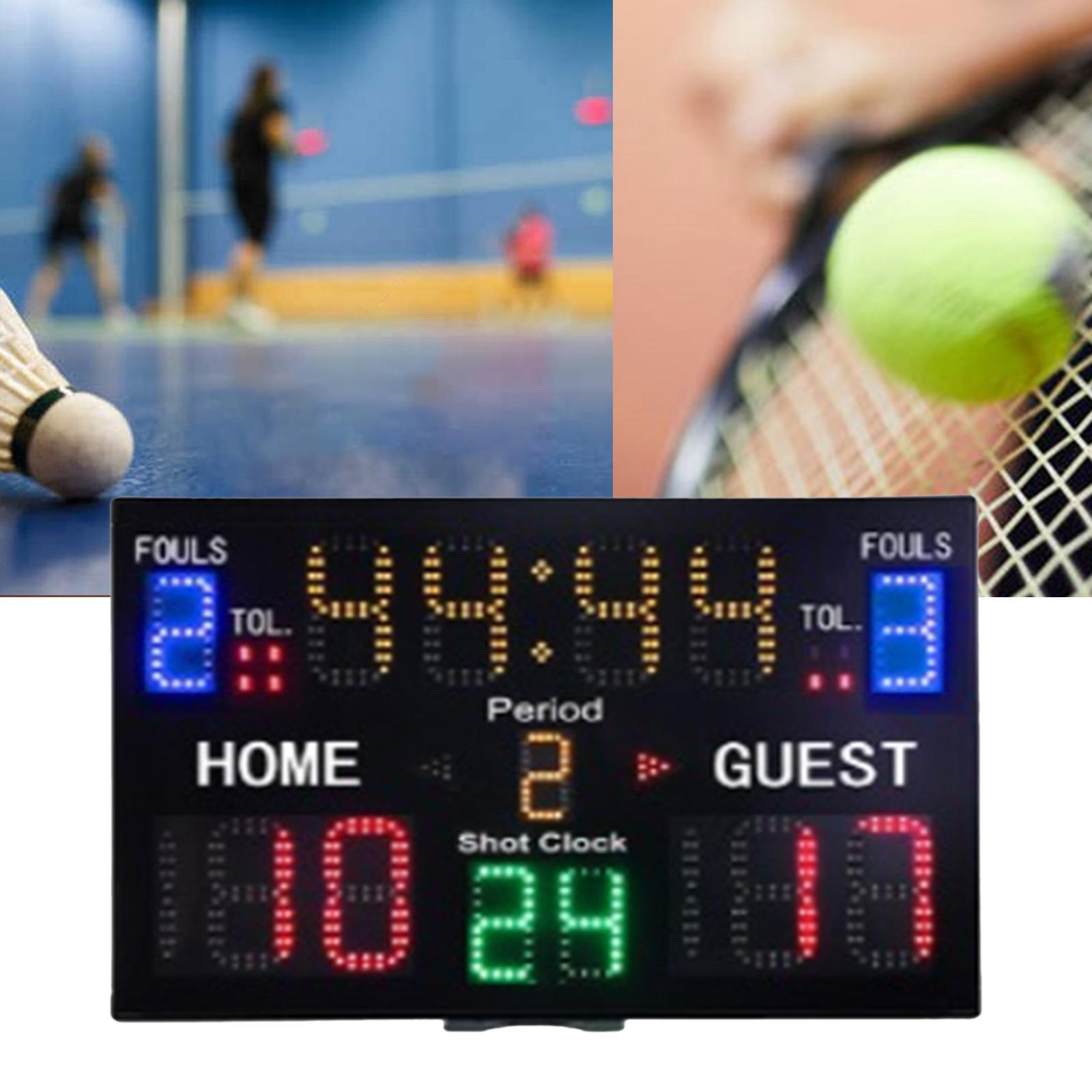 Indoor Basketball Scoreboard w - Scoreboard Digital 评论和价格